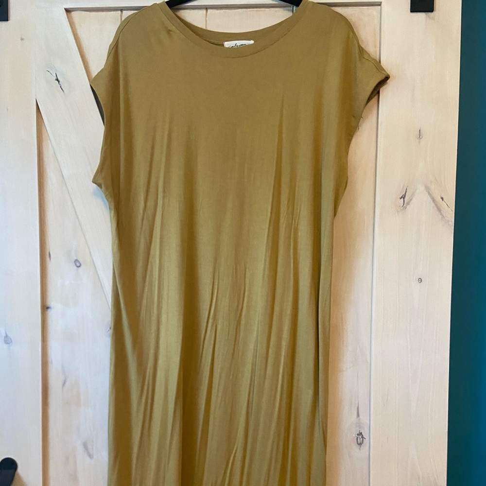 Carly Jean Los Angeles Annalise Dress Chartreuse